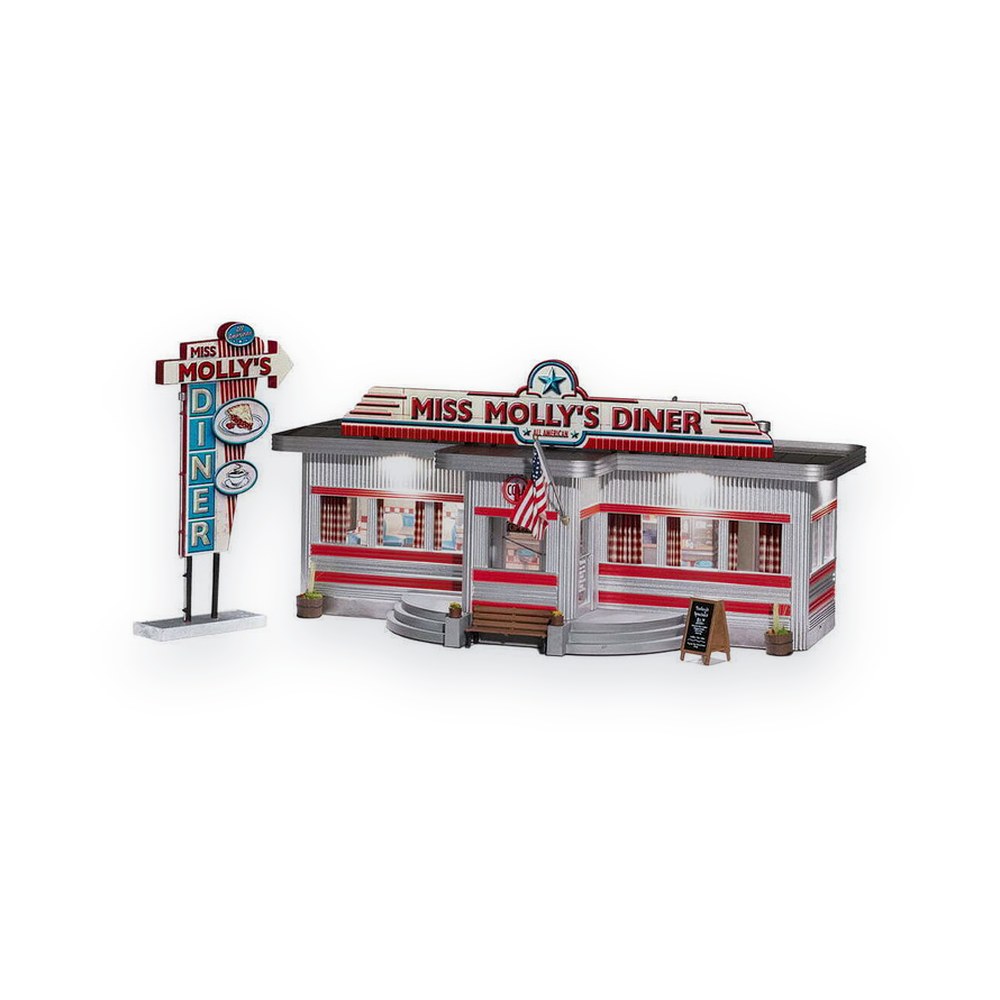 Woodland Scenics O Scale Miss Molly's Diner