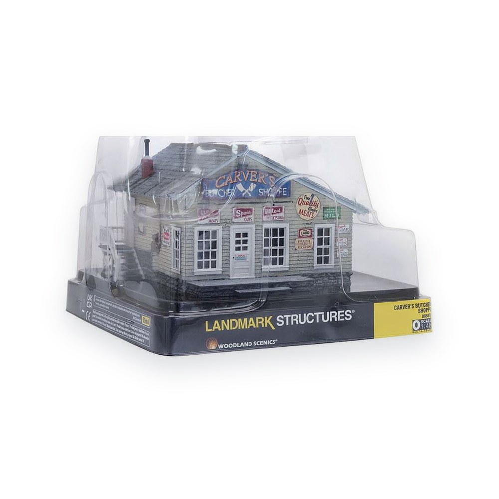 Woodland Scenics Carver's Butcher Shoppe, O Scale