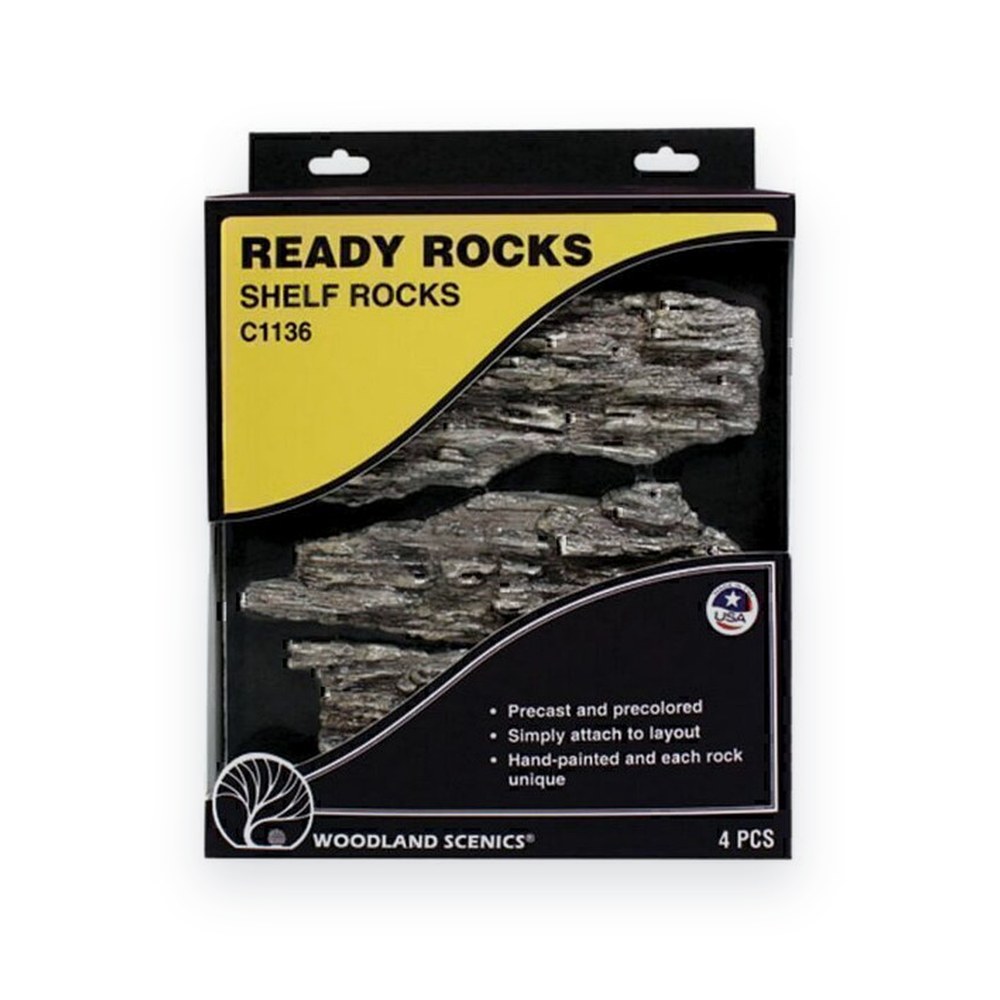 Woodland Scenics Ready Rocks, Shelf Rocks