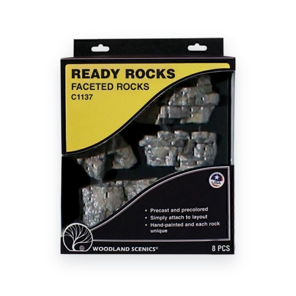 Woodland Scenics Ready Rocks, Faceted Rocks