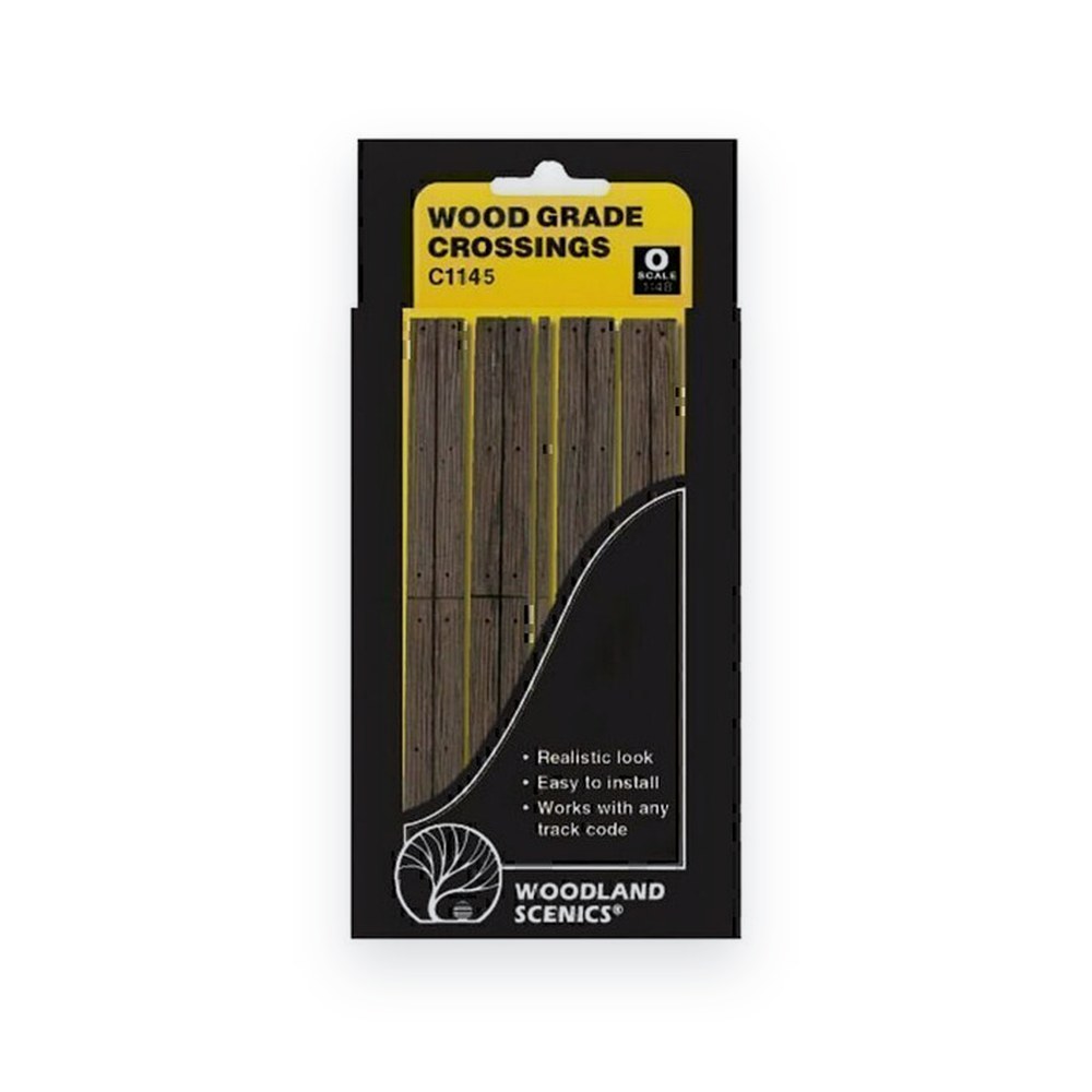 Woodland Scenics O Scale Grade Crossing, Wood Plank