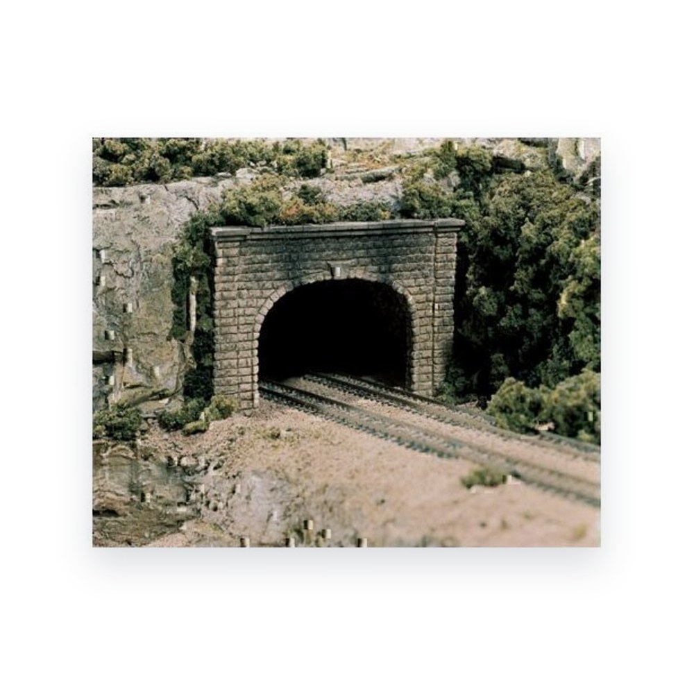 Woodland Scenics N Scale Double Tunnel Portal, Cut Stone 2