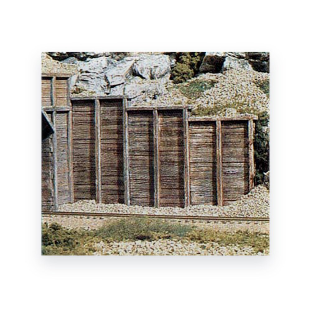 Woodland Scenics N Scale Retaining Wall, Timber 6
