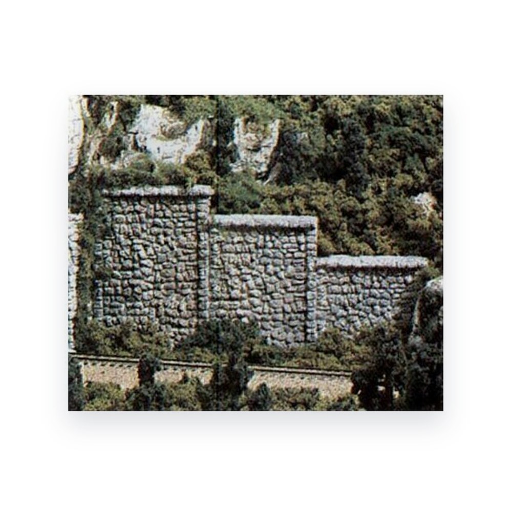 Woodland Scenics N Scale Retaining Wall, Random Stone 6