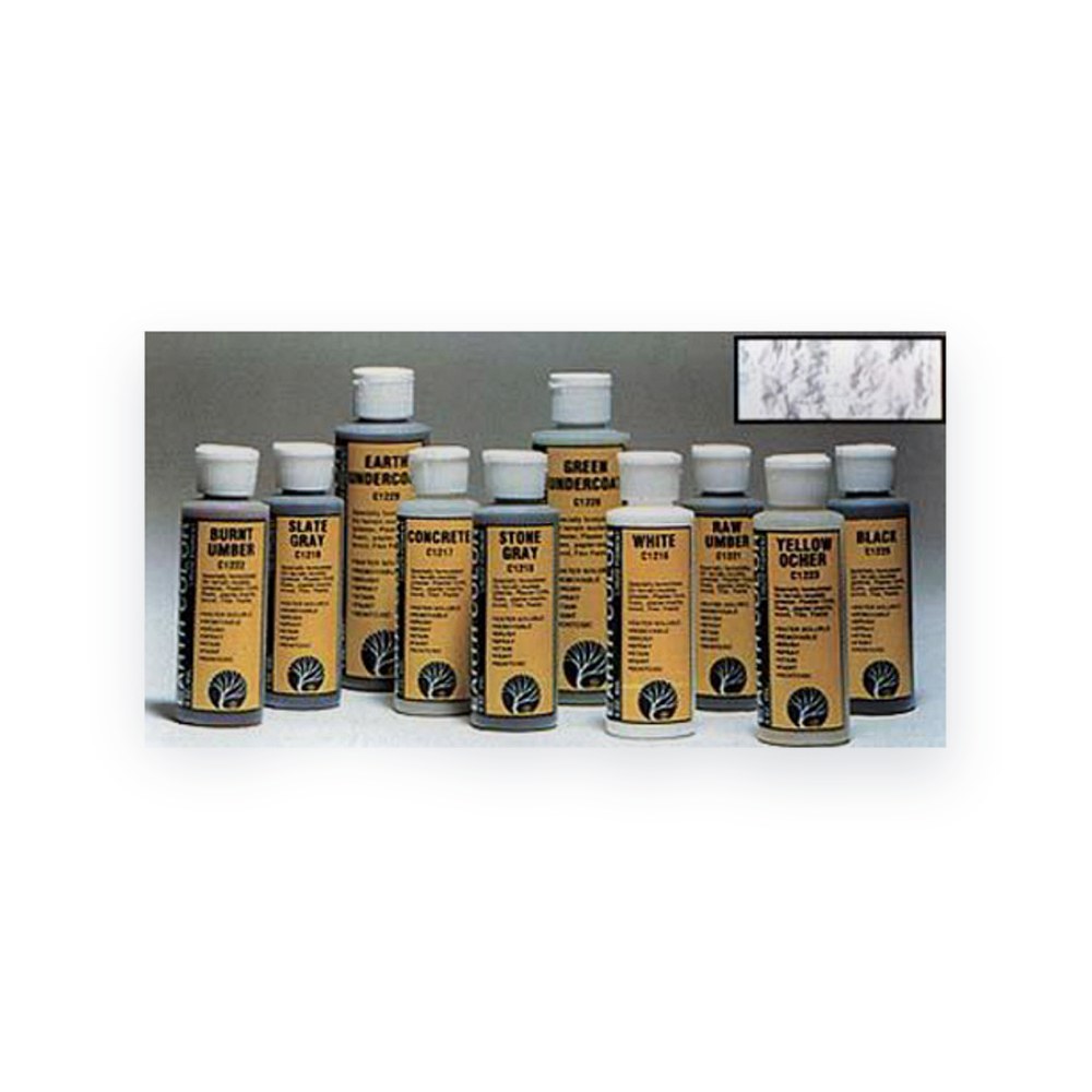 Woodland Scenics Earth Color, White, 4oz