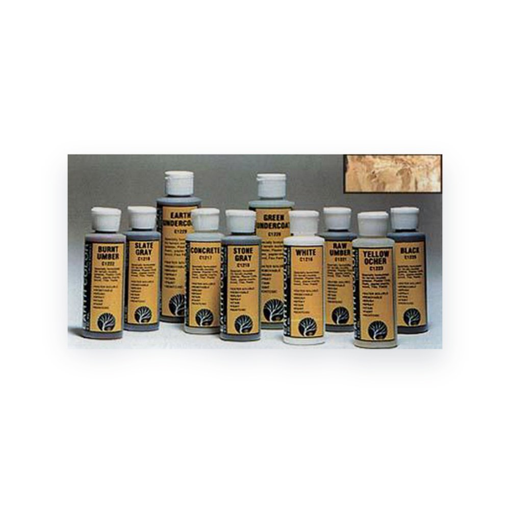 Woodland Scenics Earth Color, Yellow Ocher, 4oz