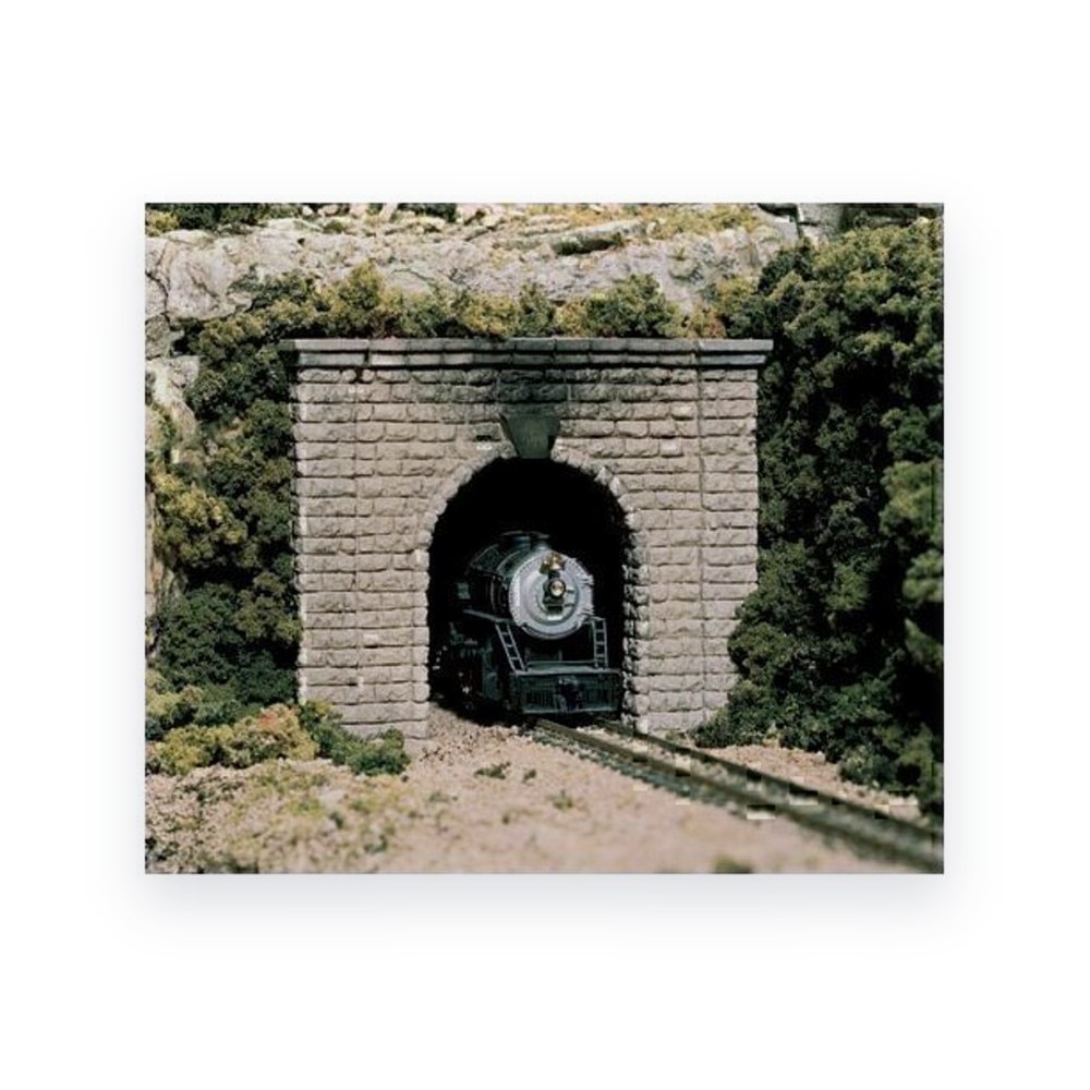 Woodland Scenics HO Single Tunnel Portal, Cut Stone