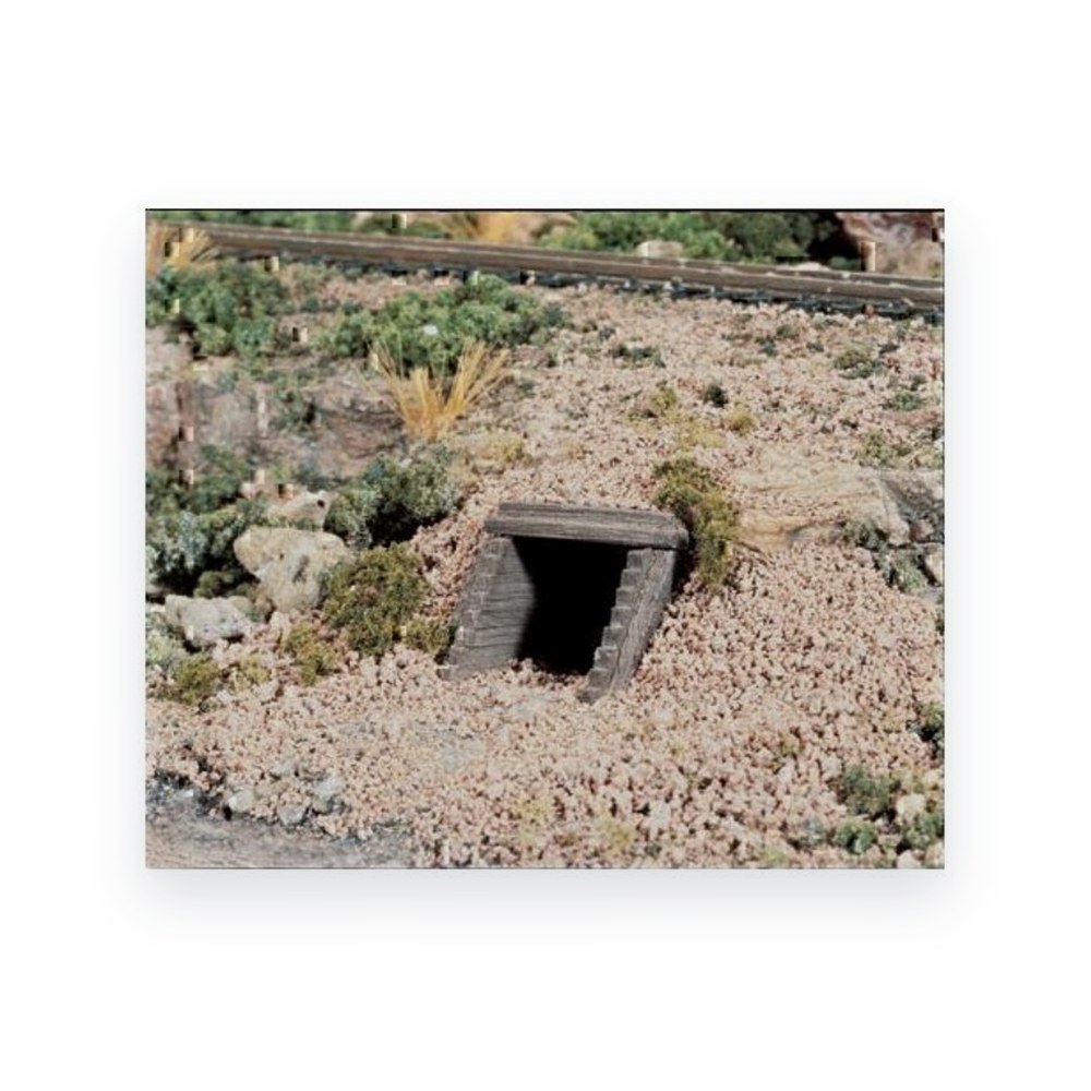 Woodland Scenics HO Culvert, Timber, 2
