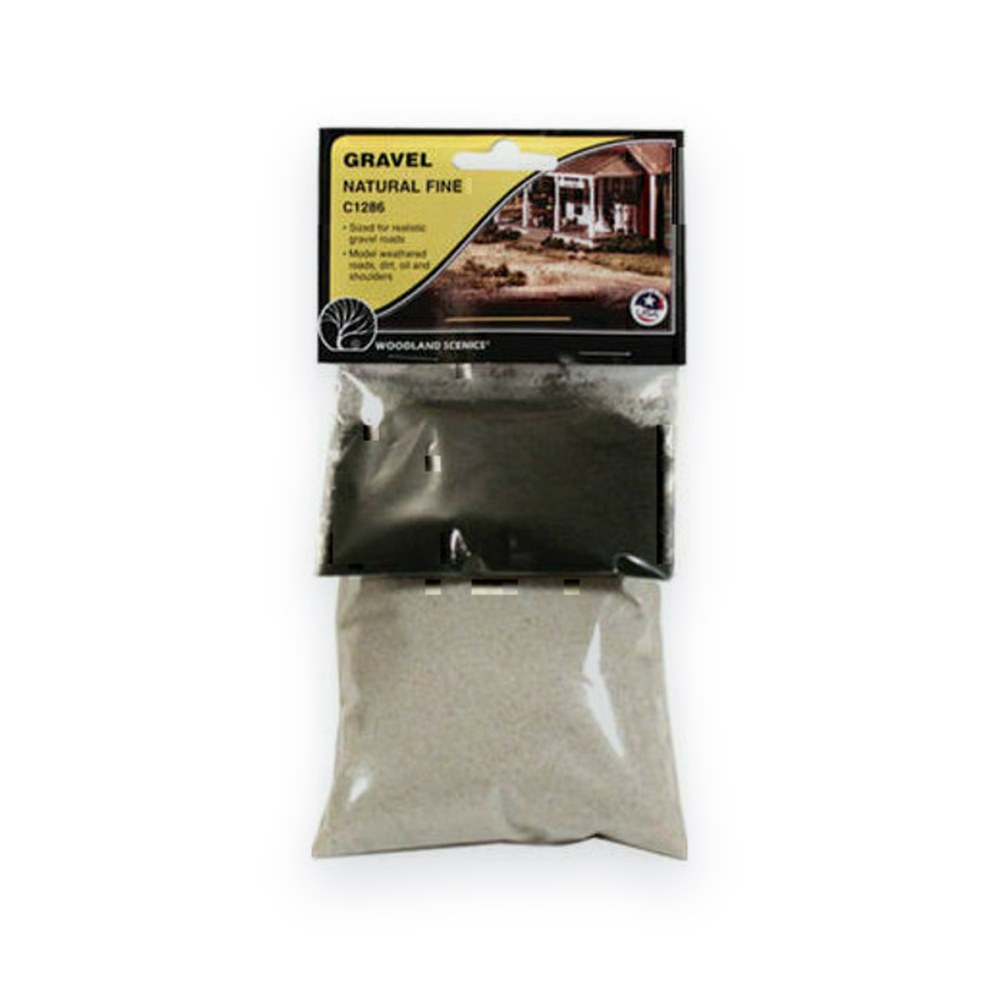 Woodland Scenics Gravel, Fine, Gray