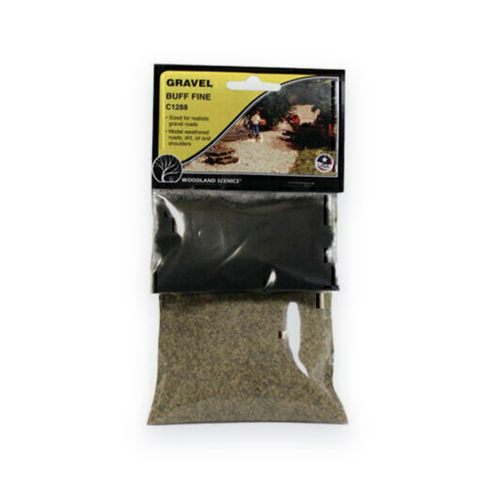 Woodland Scenics Gravel, Fine, Buff