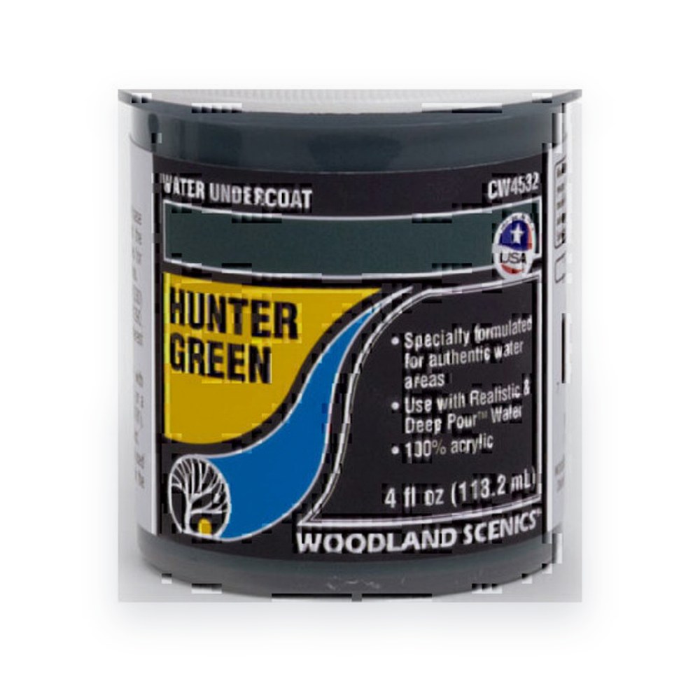 Woodland Scenics Water Undercoat, Hunter Green