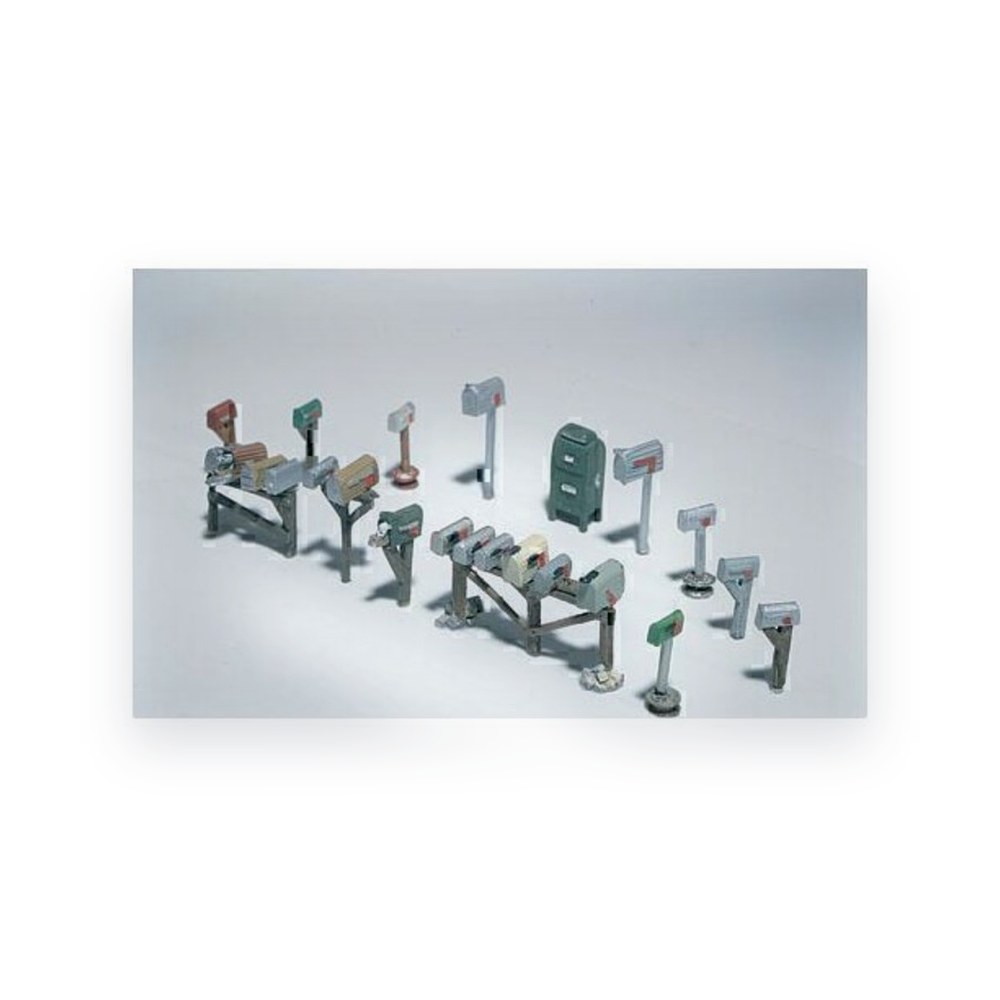 Woodland Scenics HO Assorted Mailboxes