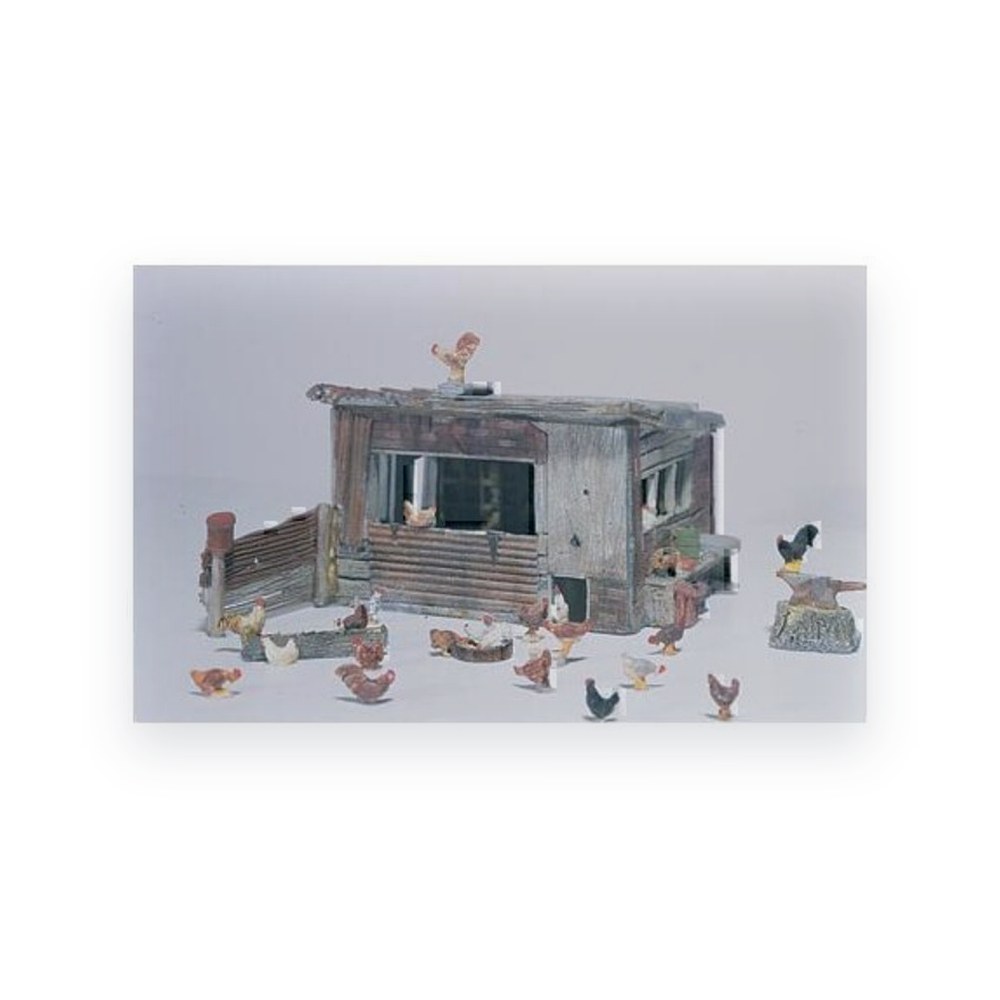 Woodland Scenics HO Chicken Coop