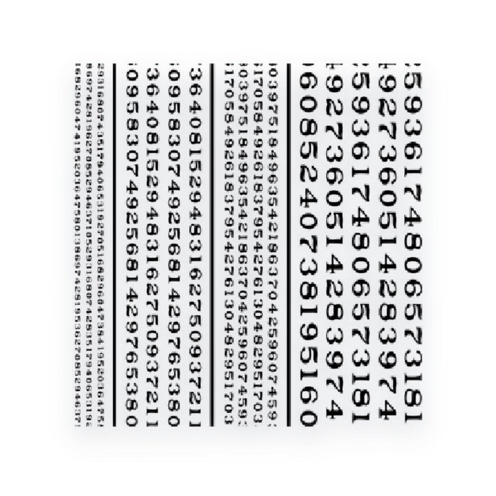 Woodland Scenics Railroad Roman Numbers, Black