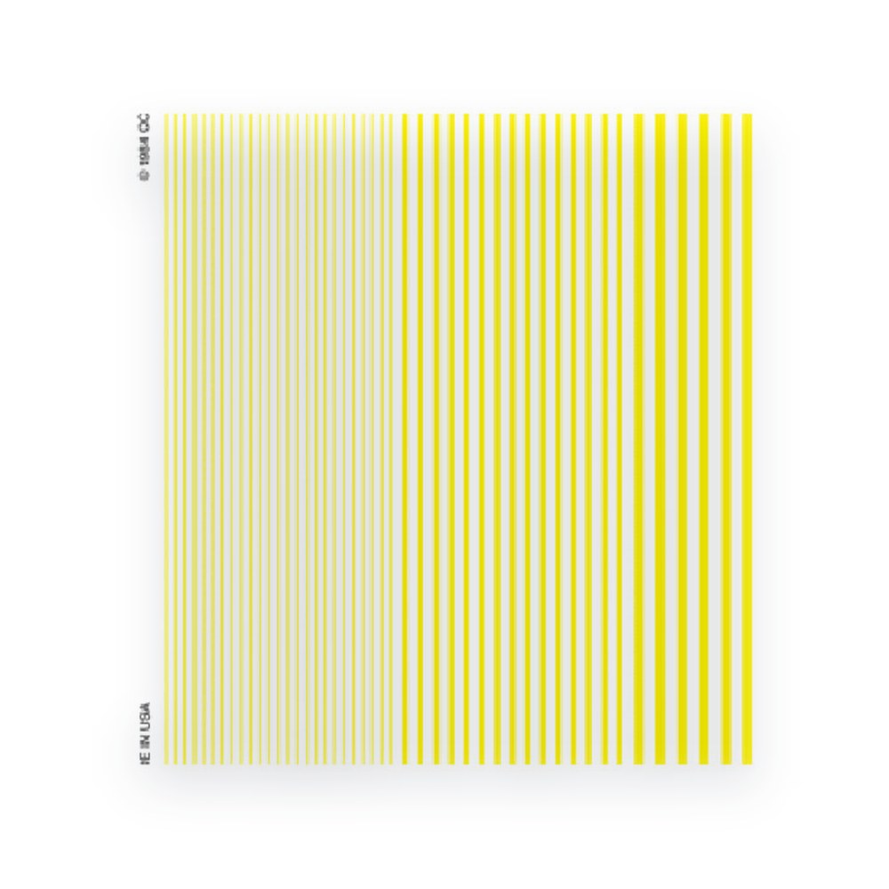 Woodland Scenics Stripes in Yellow