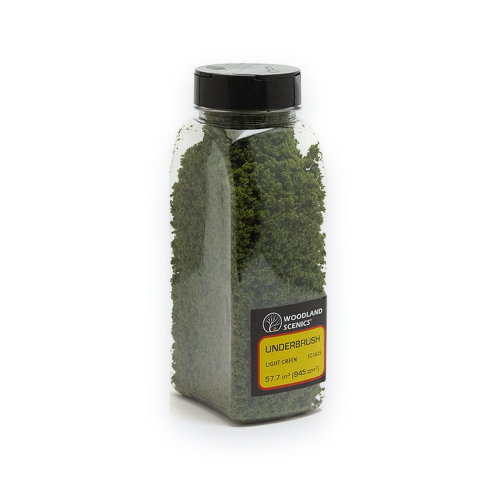 Woodland Scenics Underbrush Shaker, Light Green, 50 cu. in.