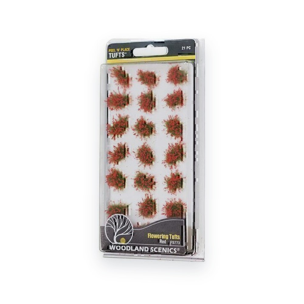 Woodland Scenics Flowering Tufts, Red