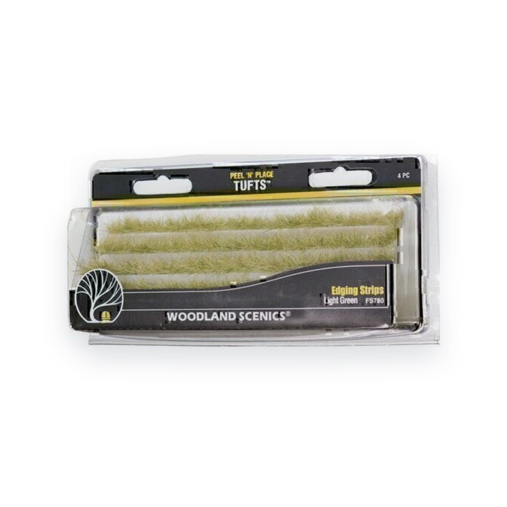 Woodland Scenics Edging Strips, Light Green