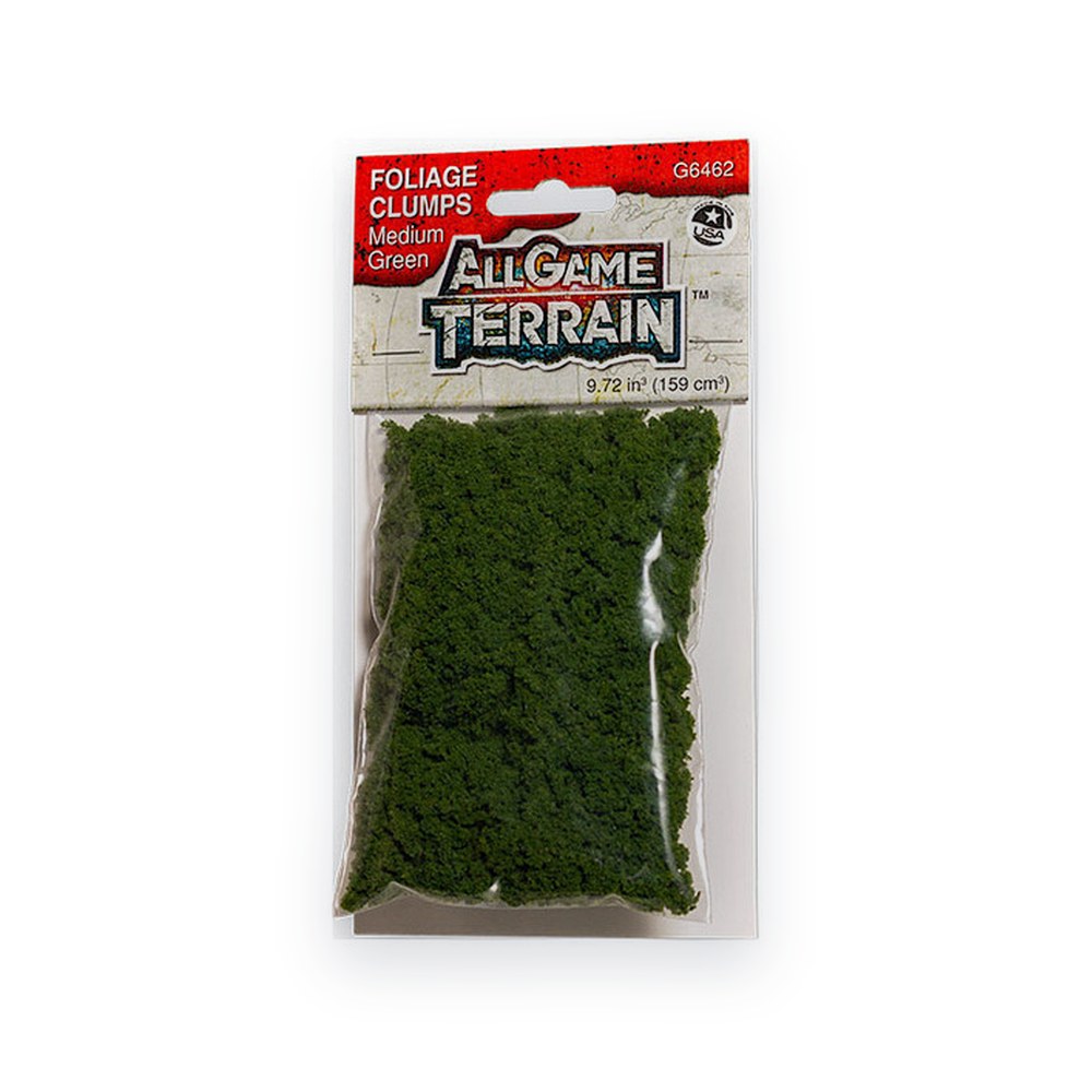 Woodland Scenics Foliage Clumps, Medium Green, All Game Terrain