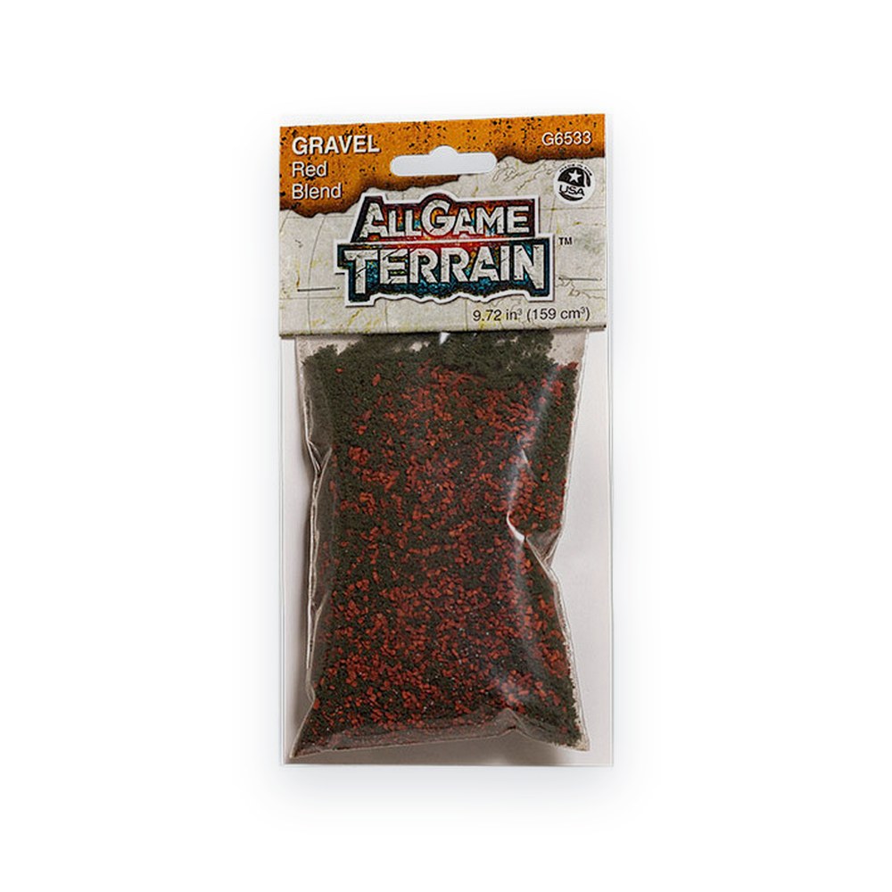 Woodland Scenics Gravel, Red Blend, All Game Terrain