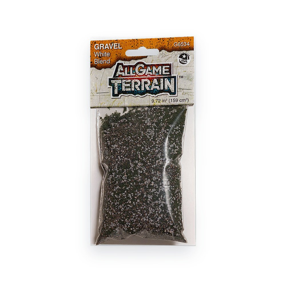 Woodland Scenics Gravel, White Blend, All Game Terrain