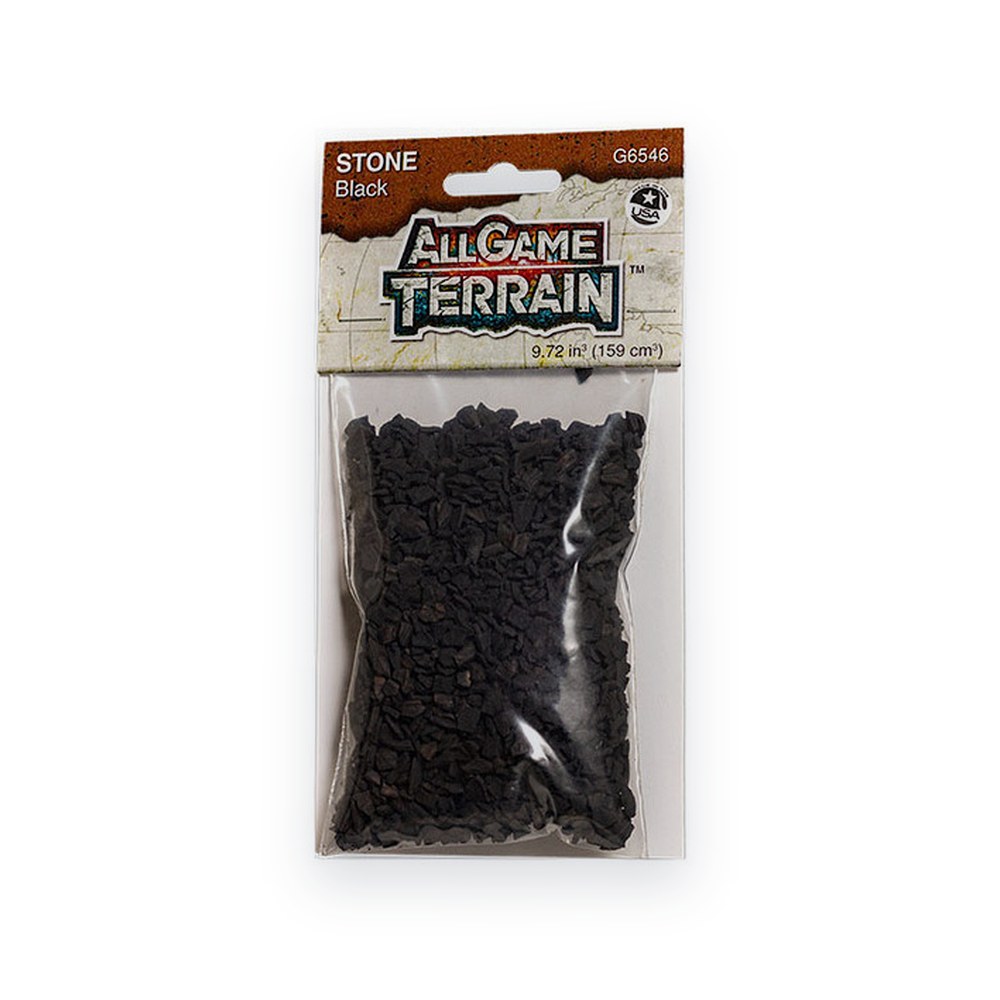 Woodland Scenics Stone, Black, All Game Terrain