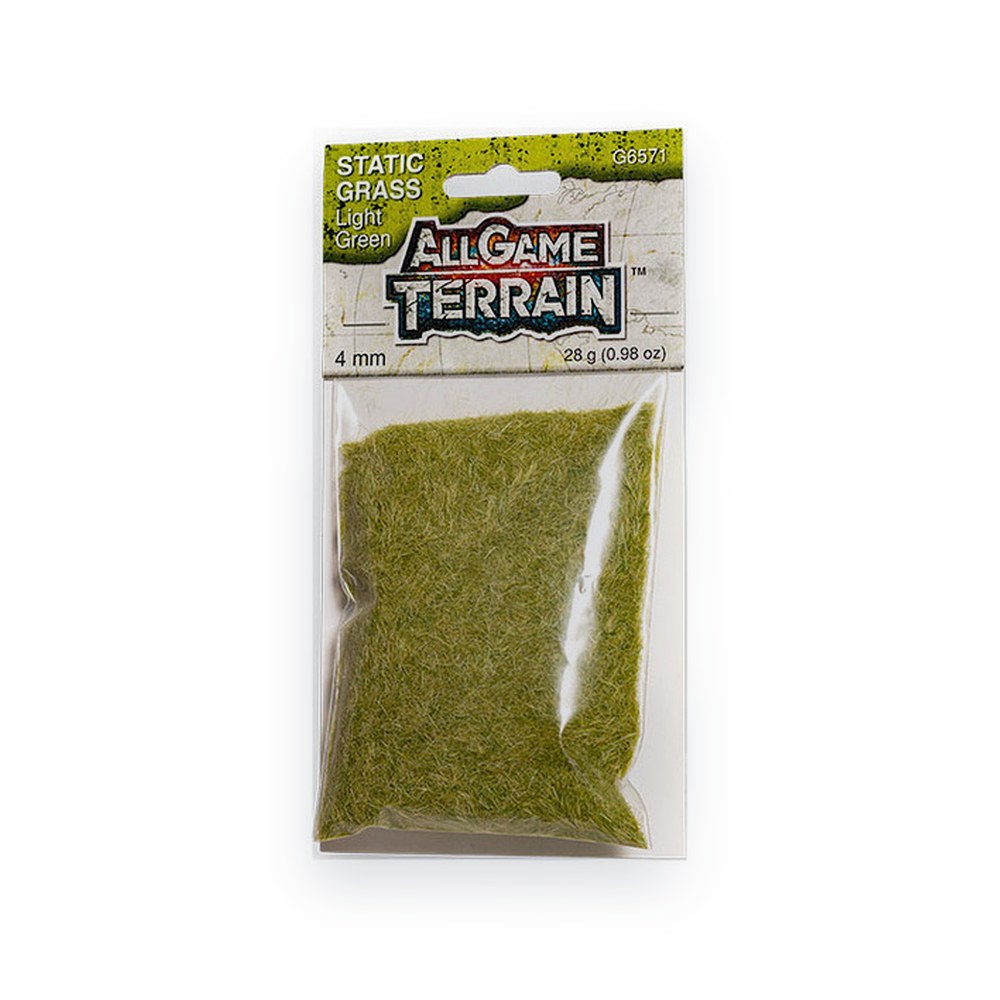 Woodland Scenics Static Grass, 4mm Light Green, All Game Terrain