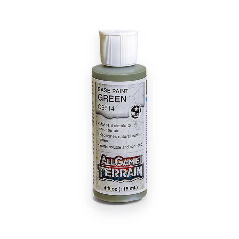 Woodland Scenics Base Paint, Green, All Game Terrain