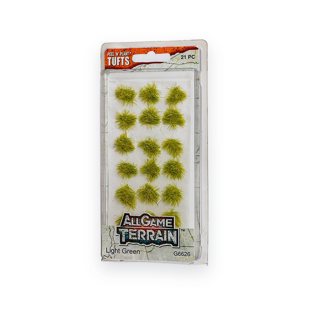 Woodland Scenics Tufts, Light Green, All Game Terrain