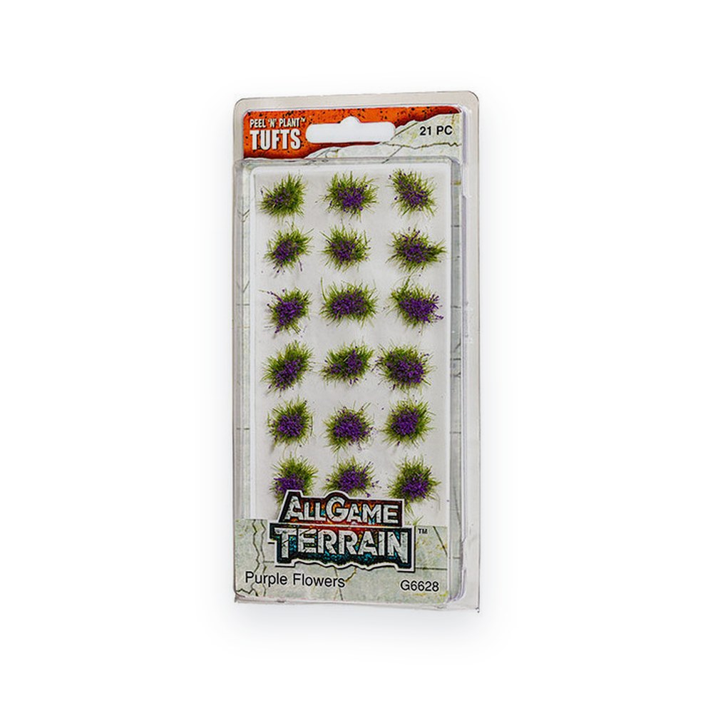 Woodland Scenics Flower Tufts, Purple, All Game Terrain