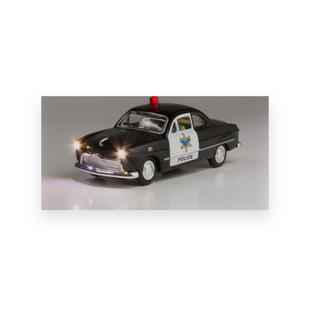 Woodland Scenics Just Plug Police Car, HO