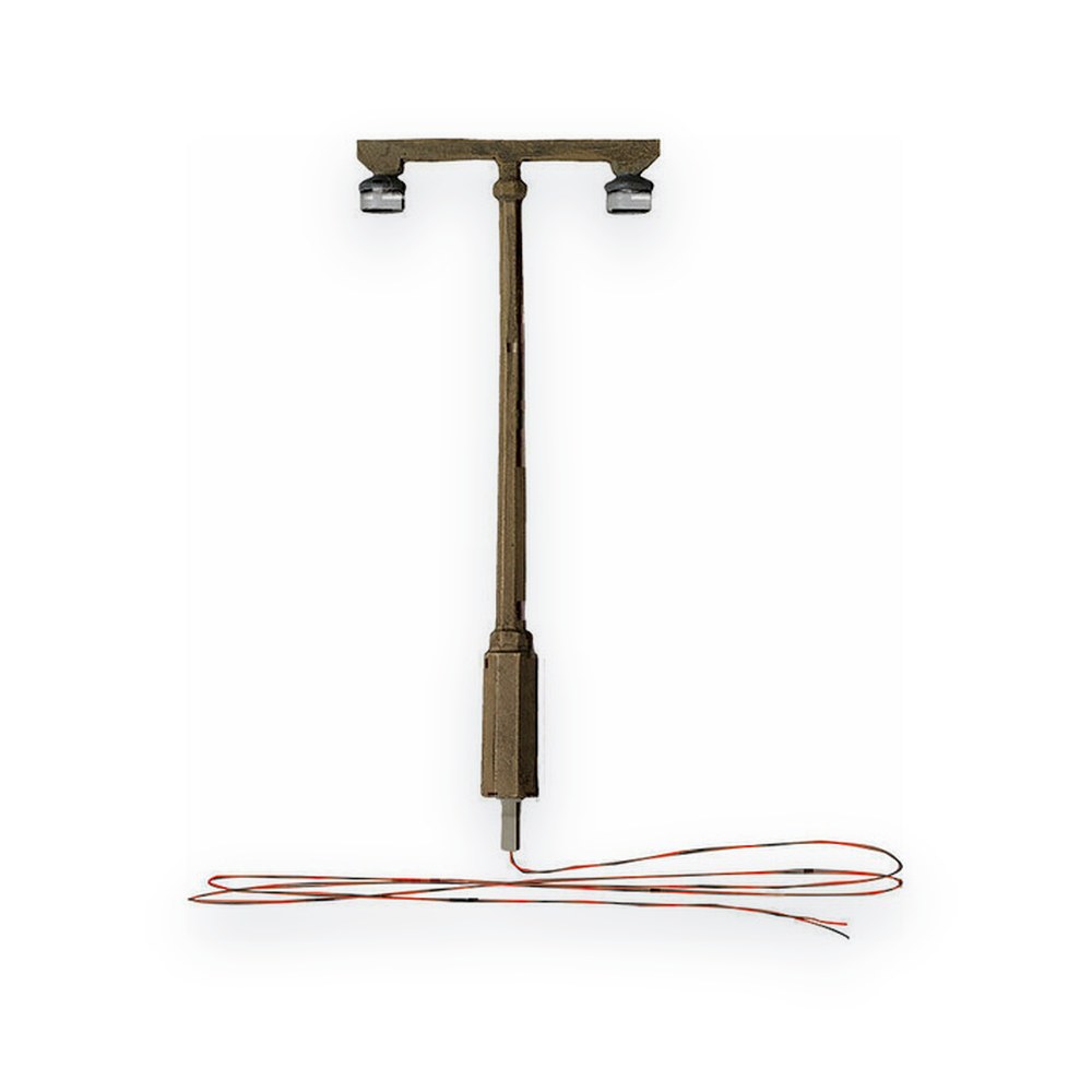 Woodland Scenics Street Lights, Twin Lamp 3, HO