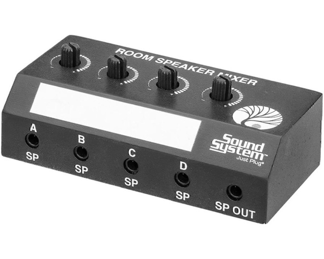 Room Speaker Mixer - Just Plug Sound System