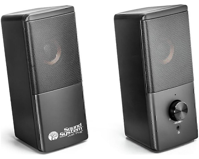 Stereo Room Speakers L& R - Just Plug Sound System