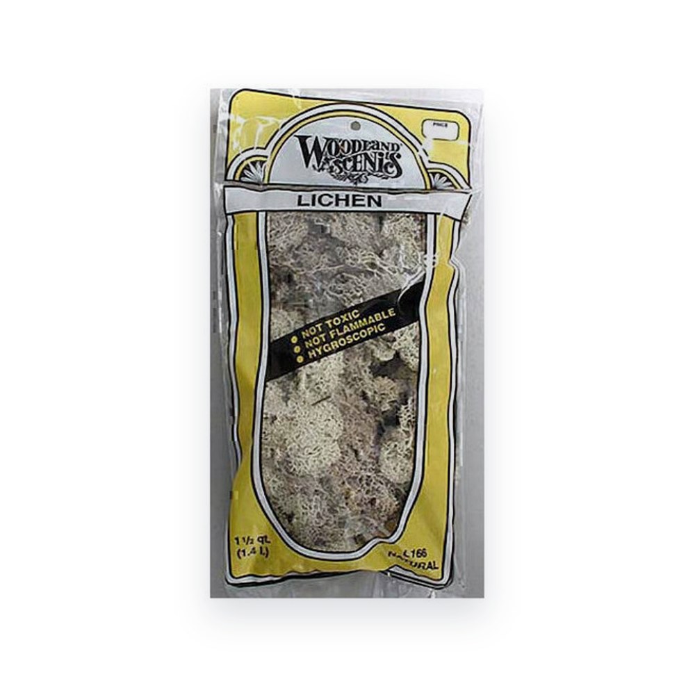 Woodland Scenics Lichen Bag, Natural, 82 cu. in.