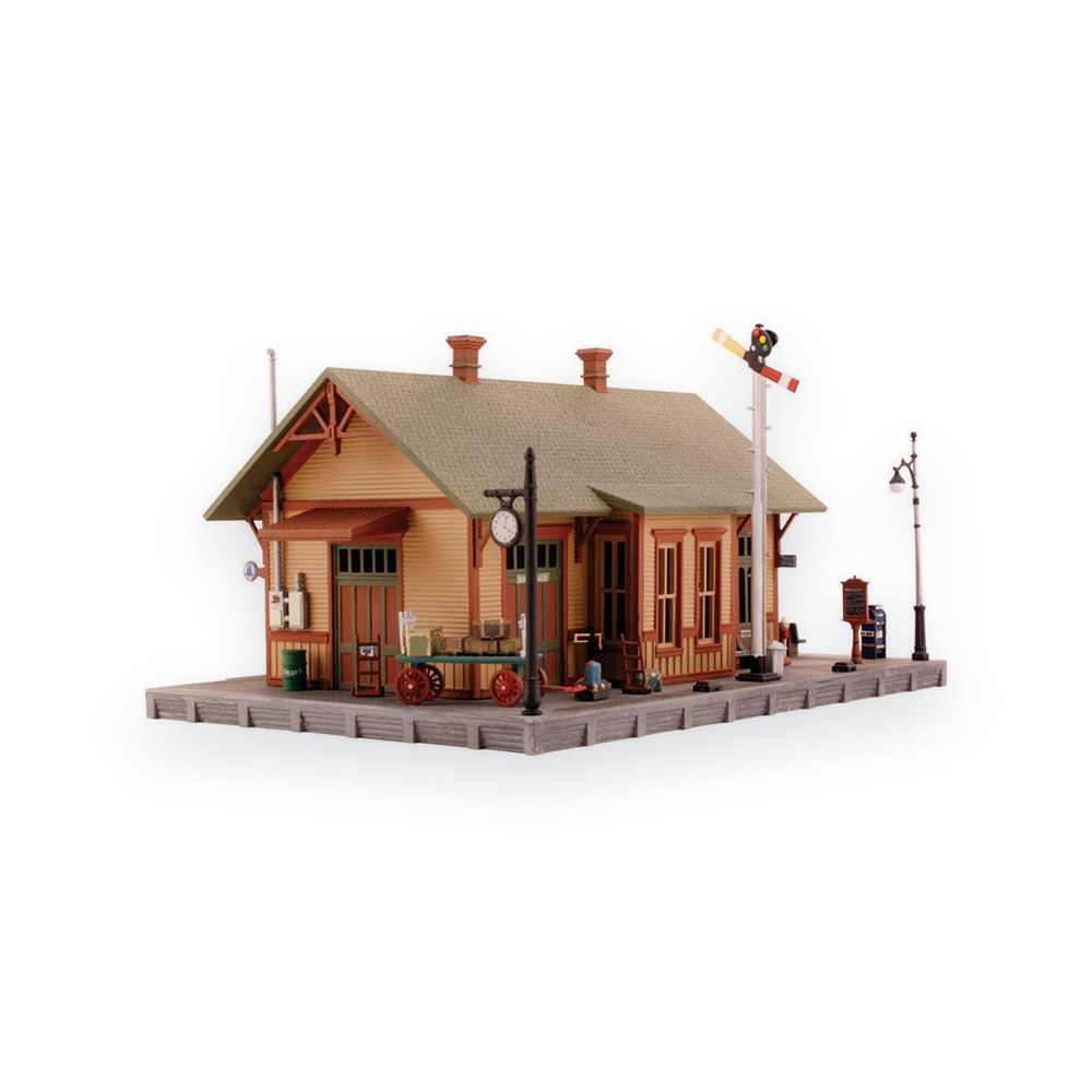 Woodland Scenics N Scale Woodland Station Kit