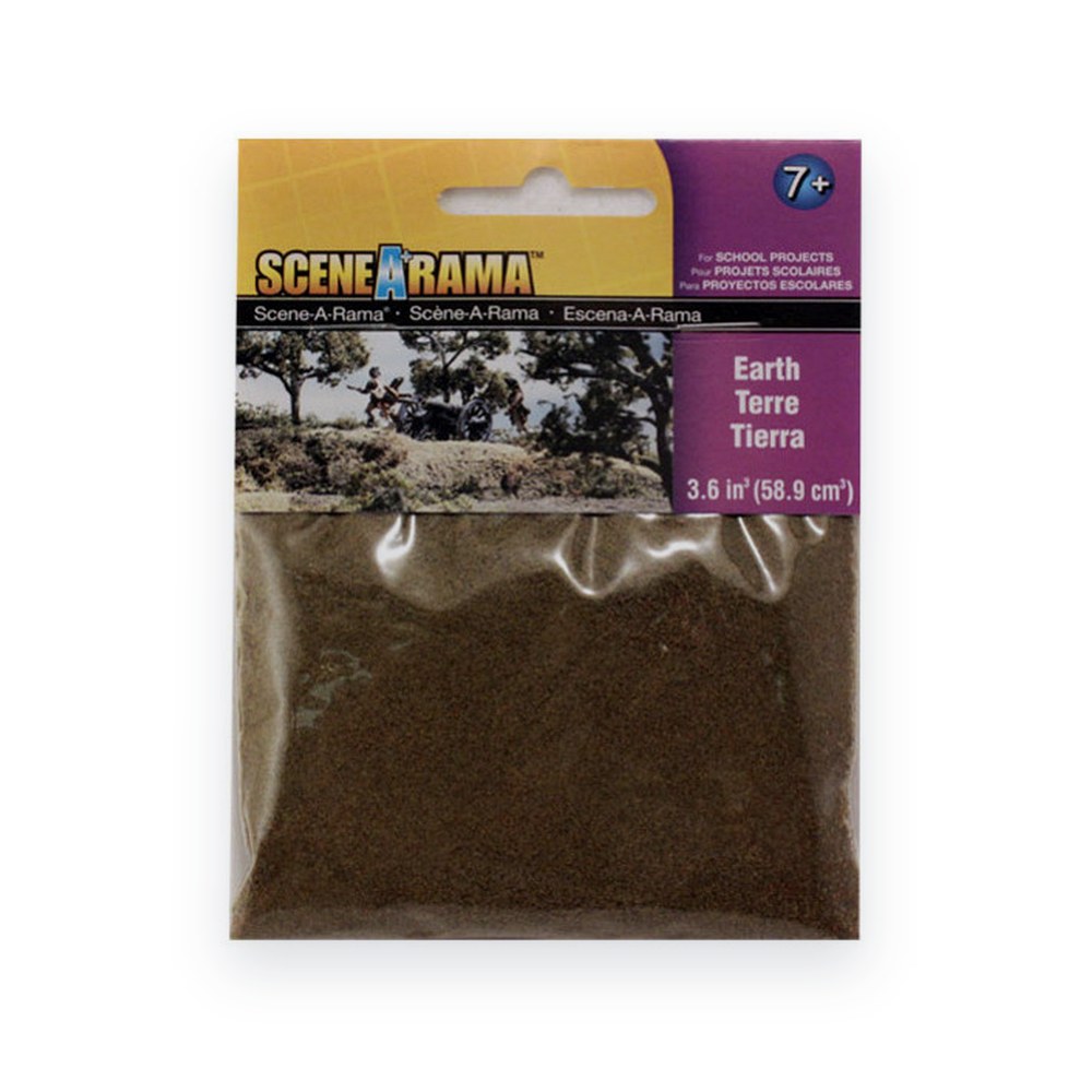 Woodland Scenics Scene-a-Rama Scenery Bag, Earth, 2oz