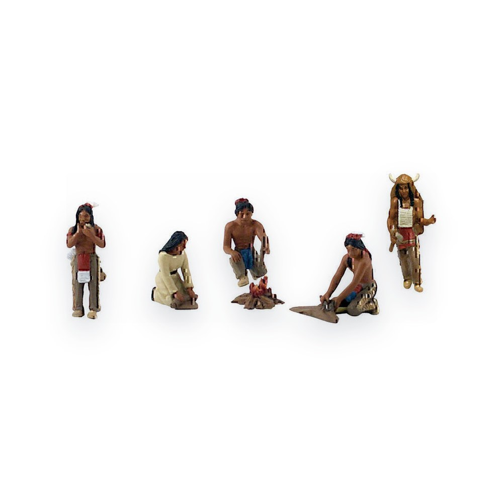 Woodland Scenics Scene-a-Rama Scene Setters, Native Americans