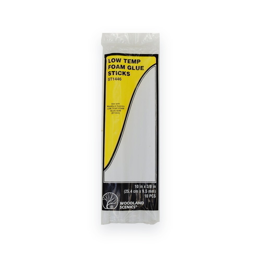 Woodland Scenics Foam Glue Sticks, Low Temp, 10