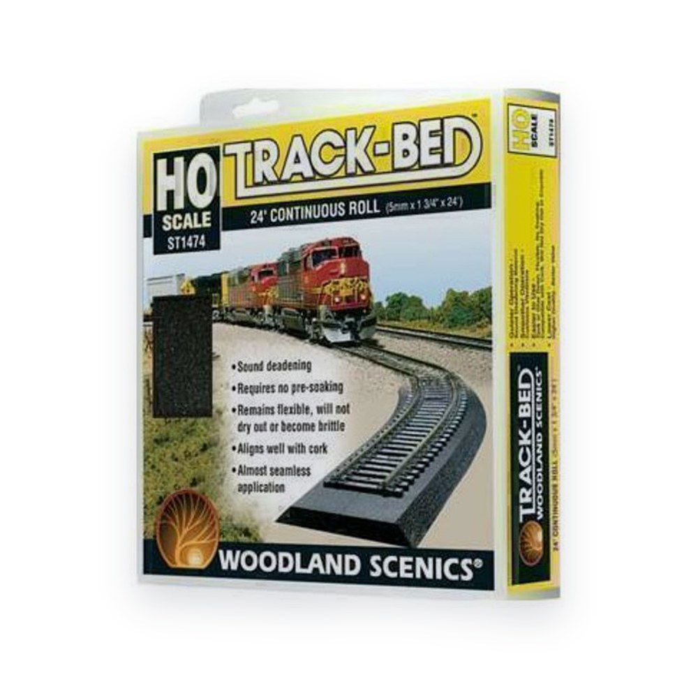 Woodland Scenics HO Track-Bed Roll, 24`