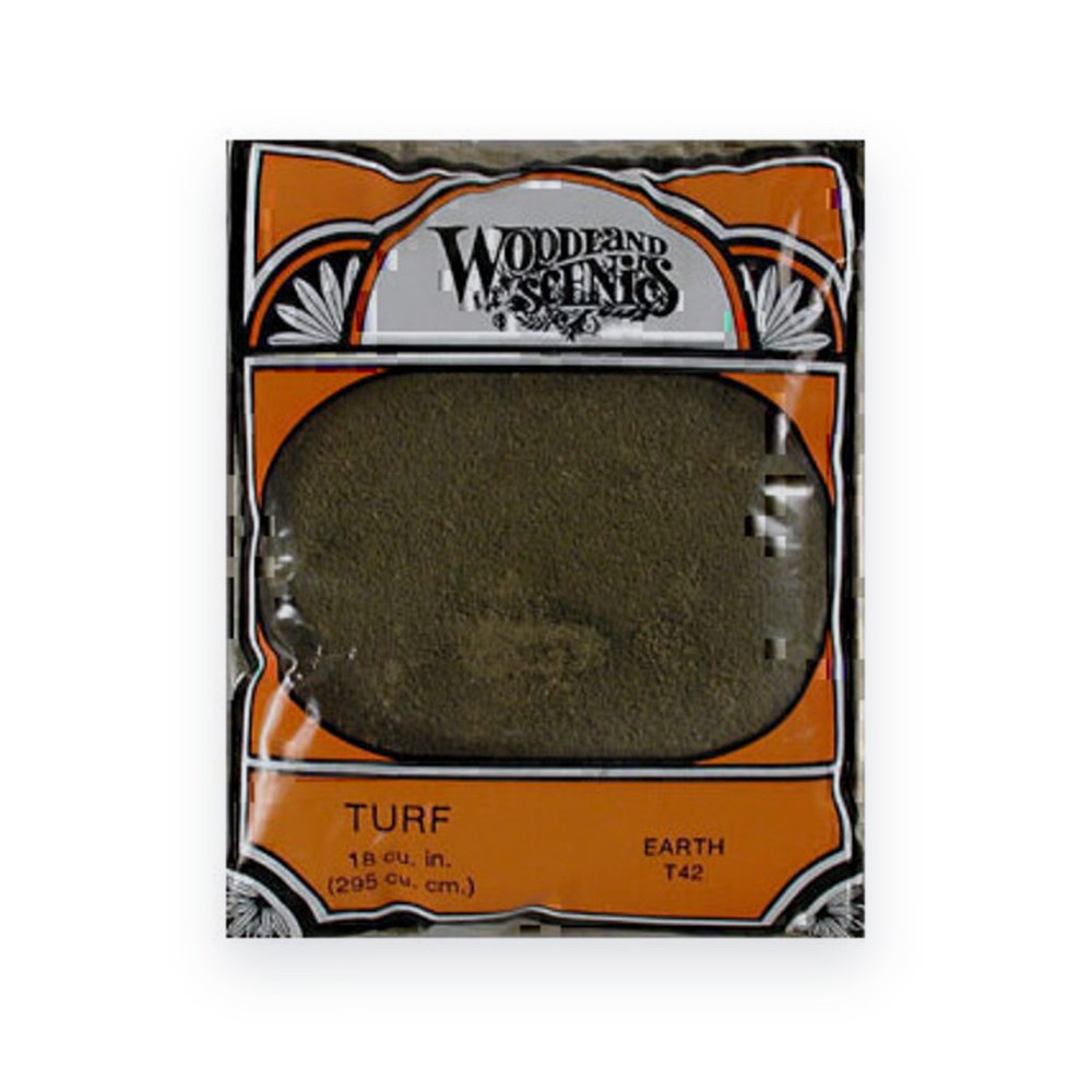 Woodland Scenics Fine Turf Bag, Earth, 18 cu. in.