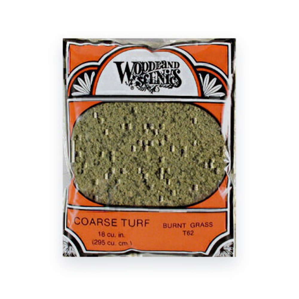 Woodland Scenics Coarse Turf Bag, Burnt Grass, 18 cu. in.