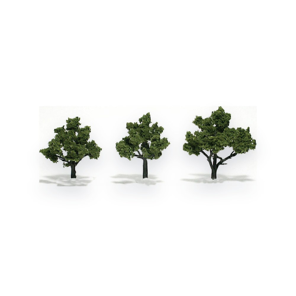Woodland Scenics Light Green Pre-Assembled Tree, 3-4, 3