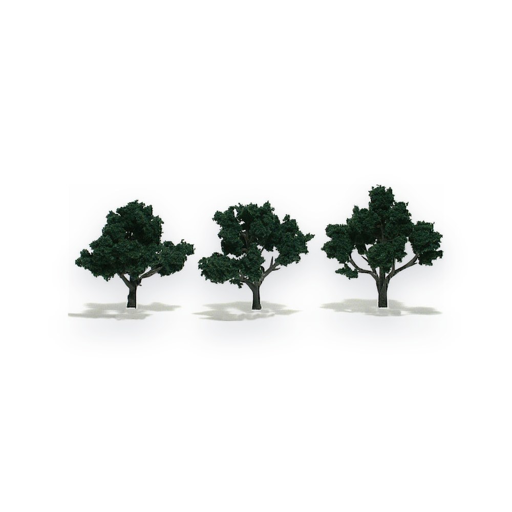 Woodland Scenics Dark Green Pre-Assembled Tree, 3-4, 3