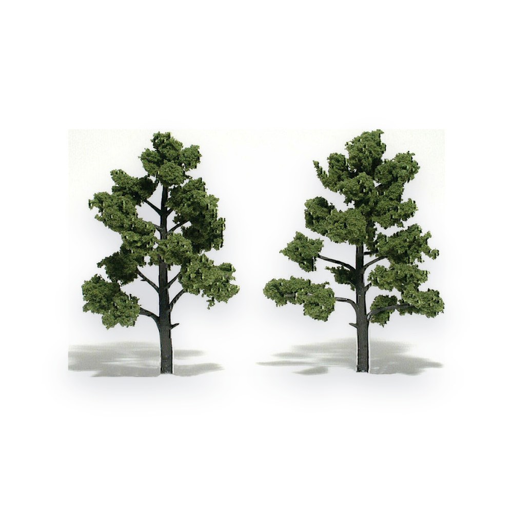 Woodland Scenics Light Green Pre-Assembled Tree, 5-6, 2