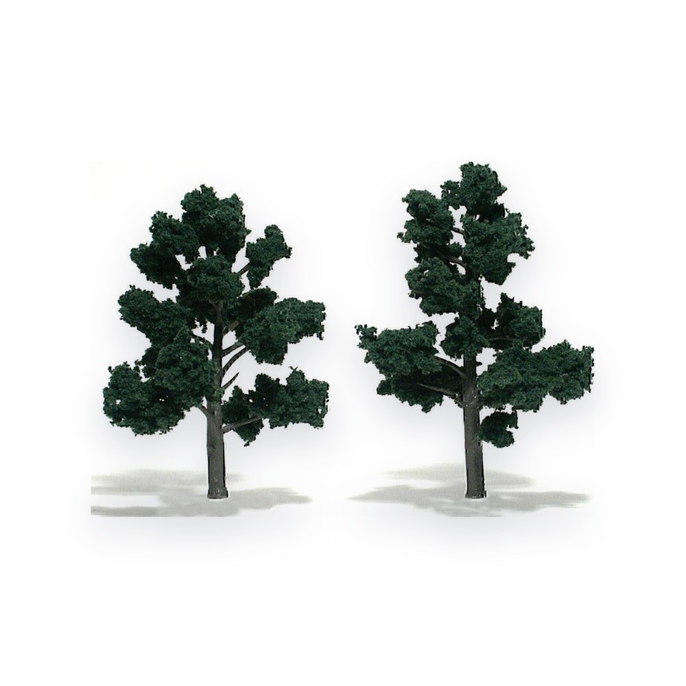 Woodland Scenics Dark Green Pre-Assembled Tree, 4-5, 2