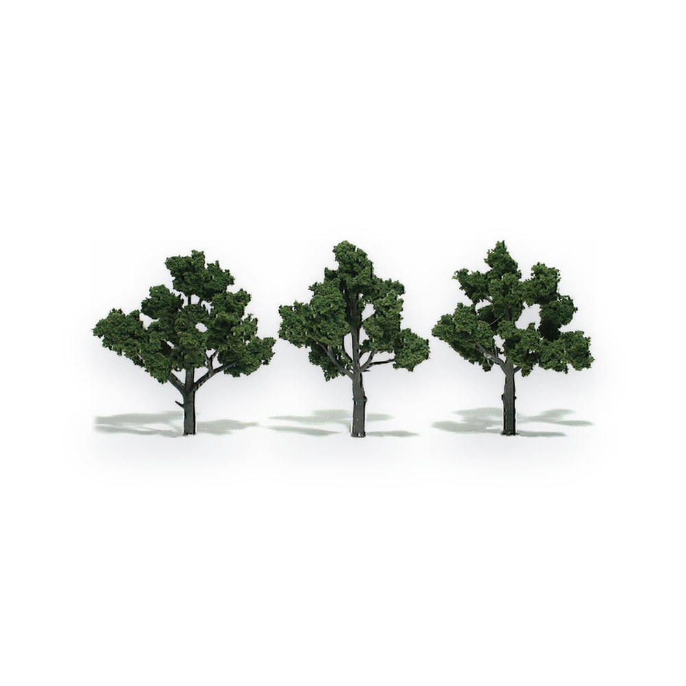 Woodland Scenics Medium Green Pre-Assembled Tree, 6-7, 2