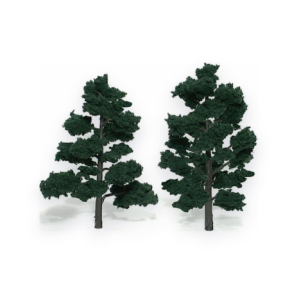 Woodland Scenics Dark Green Ready-Made Tree, 6-7, 2
