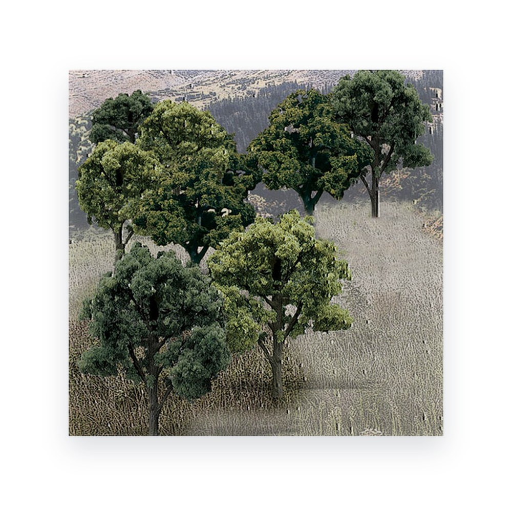 Woodland Scenics Value Trees, Green Mix, 3-5, 14